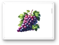 Thumbnail for Purple Grape Cluster Wall Art | Watercolor Vineyard Fruit Print | Kitchen Dining Gift