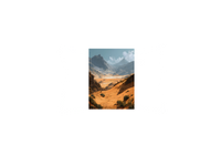 Thumbnail for Desert Mountain Valley Throw Pillow | Scenic Landscape Decorative Pillow | Nature Lover Gift