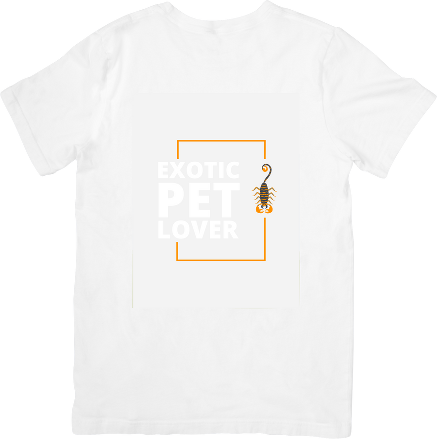 Exotic Pet Lover Scorpion T-Shirt | Minimalist Bold Animal Lover Graphic Tee