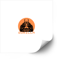 Thumbnail for Gorilla Mascot Sticker | Bold Retro Streetwear Vinyl Decal