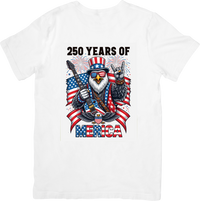 Thumbnail for 250 Years Of Merica Eagle T-Shirt | Patriotic 4th Of July Graphic Tee | Patriot Gift