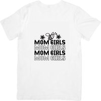 Thumbnail for Mom Girls Bee T-Shirt | Cute Minimalist Girl Mom Graphic Tee | Mom Gift